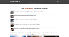 Desktop Screenshot of correctsearch.com