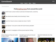 Tablet Screenshot of correctsearch.com